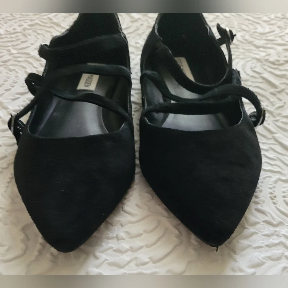 Steve Madden Sz 8 black flats - Picture 3 of 6